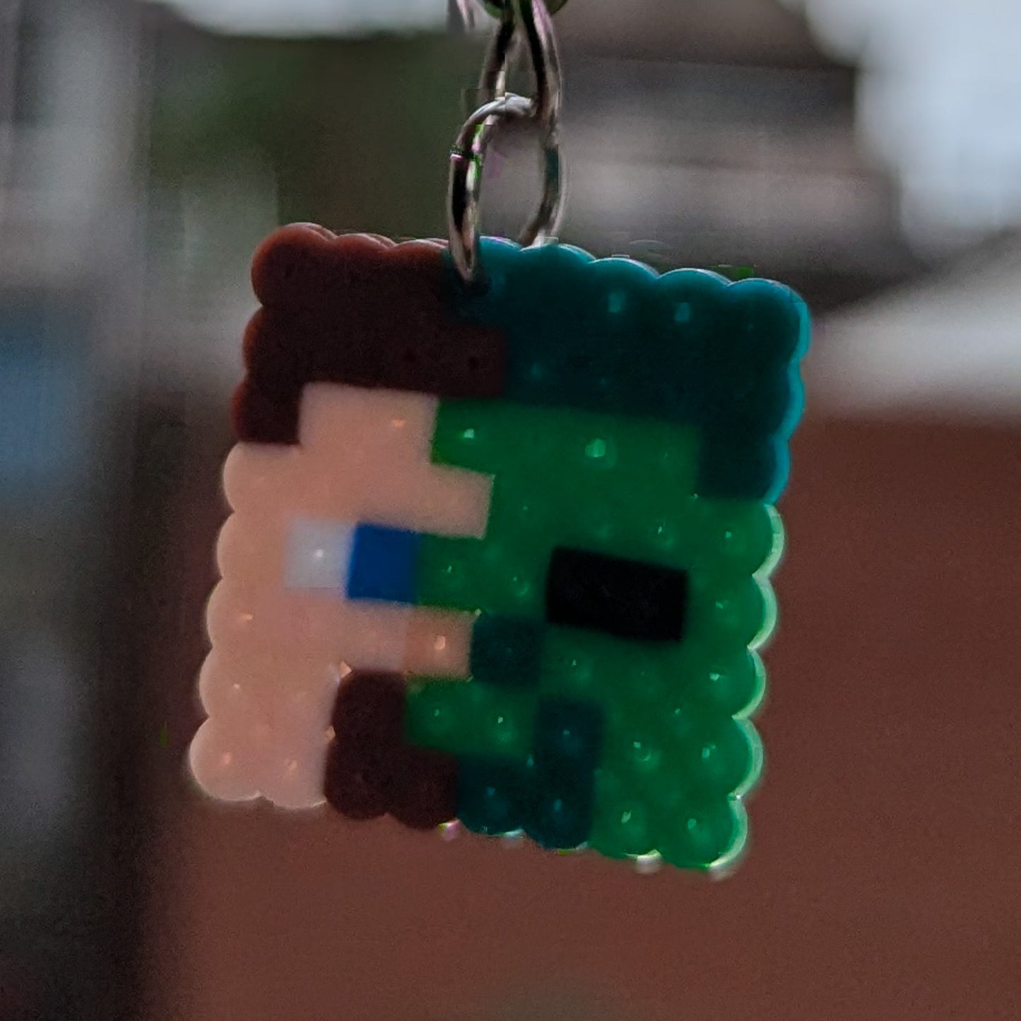 Blocky Explorer & Cursed Adventurer Keychains