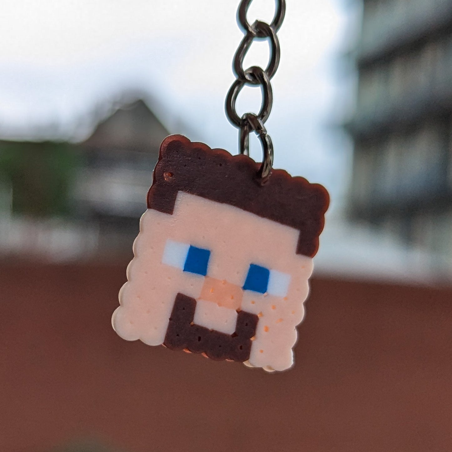 Blocky Explorer & Cursed Adventurer Keychains
